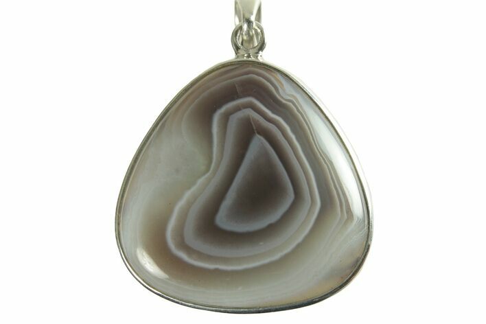 Botswana Agate Pendant (Necklace) - Sterling Silver #228543
